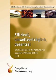 Cover: Effizient, umweltverträglich, dezentral: Neue Konzepte für die nutzung von biogenen Festbrennstoffen Teil I