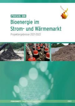 Cover: Focus on: Bioenergie im  Strom- und Wärmemarkt: Projektergebnisse 2021-2022