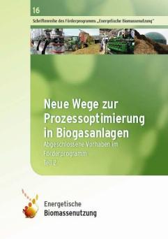 Cover: Neue Wege zur Prozessoptimierung in Biogasanlagen: Abgeschlossene Vorhaben im Förderprogramm Teil II