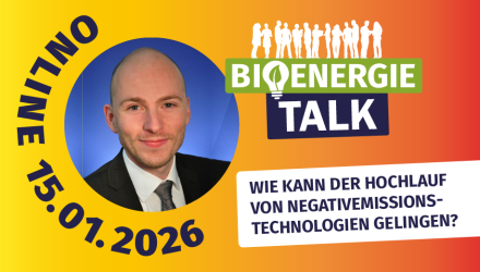 Bioenergie Talk mit Markus Lauer zu Negativemissionstechnologien