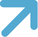 Icon Pfeil Nordost hellblau