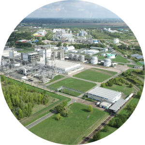 Weizenpülpe verorgt Industriepark