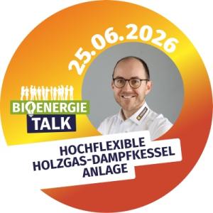 Bioernergie Talk flexible Holzgas-Dampfkessel-Anlage 